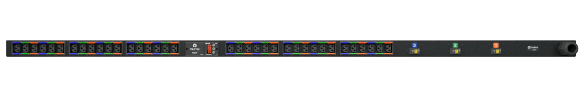 Vertiv Geist MN01D4W1-36CF18-3TL15A0A10-S-A power distribution unit (PDU) 36 AC outlet(s) 0U Black