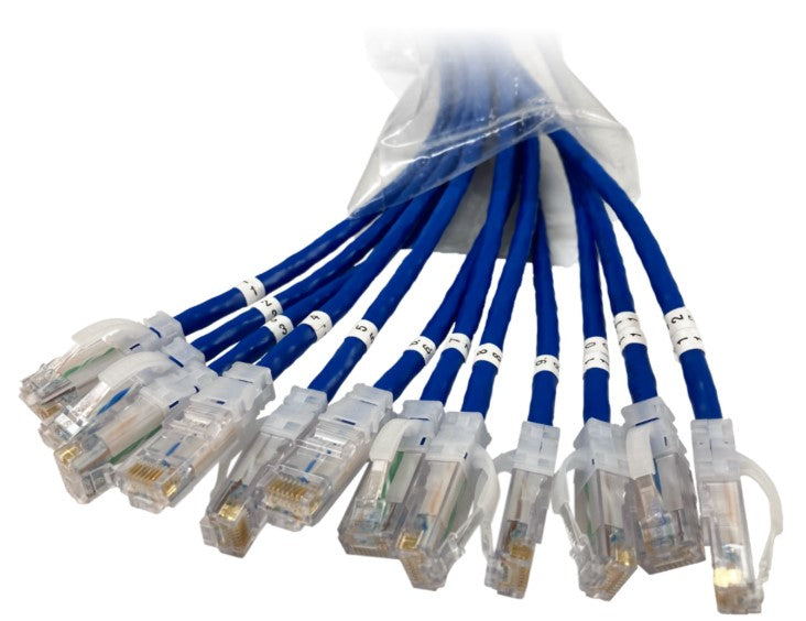 Legrand EZ Patch networking cable Blue 83.9" (2.13 m) Cat6a