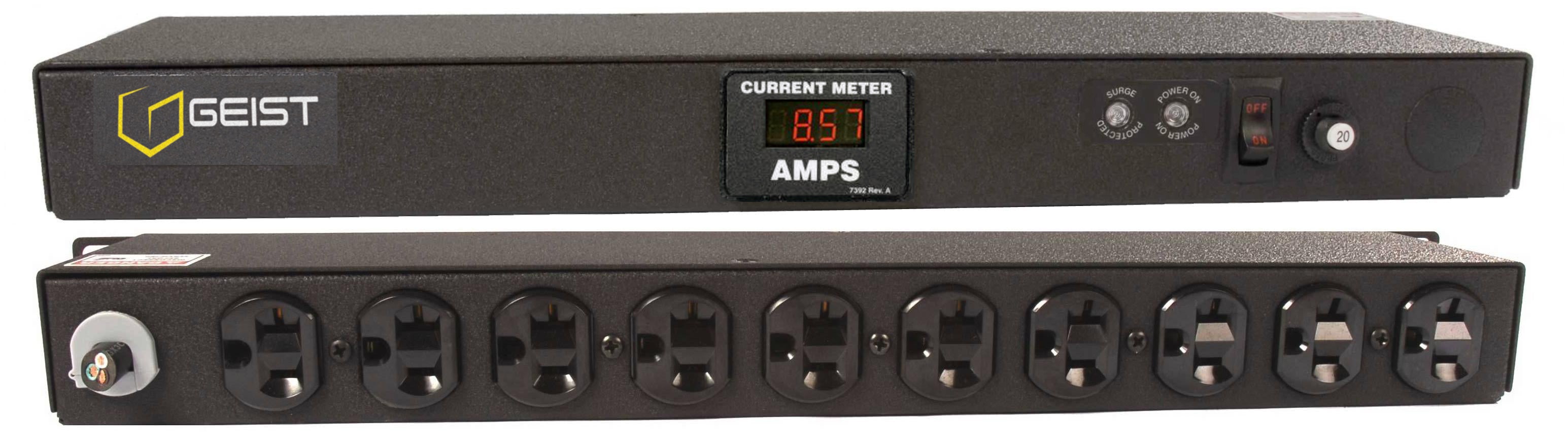 Vertiv SPA104-1025 power distribution unit (PDU) 10 AC outlet(s) Black