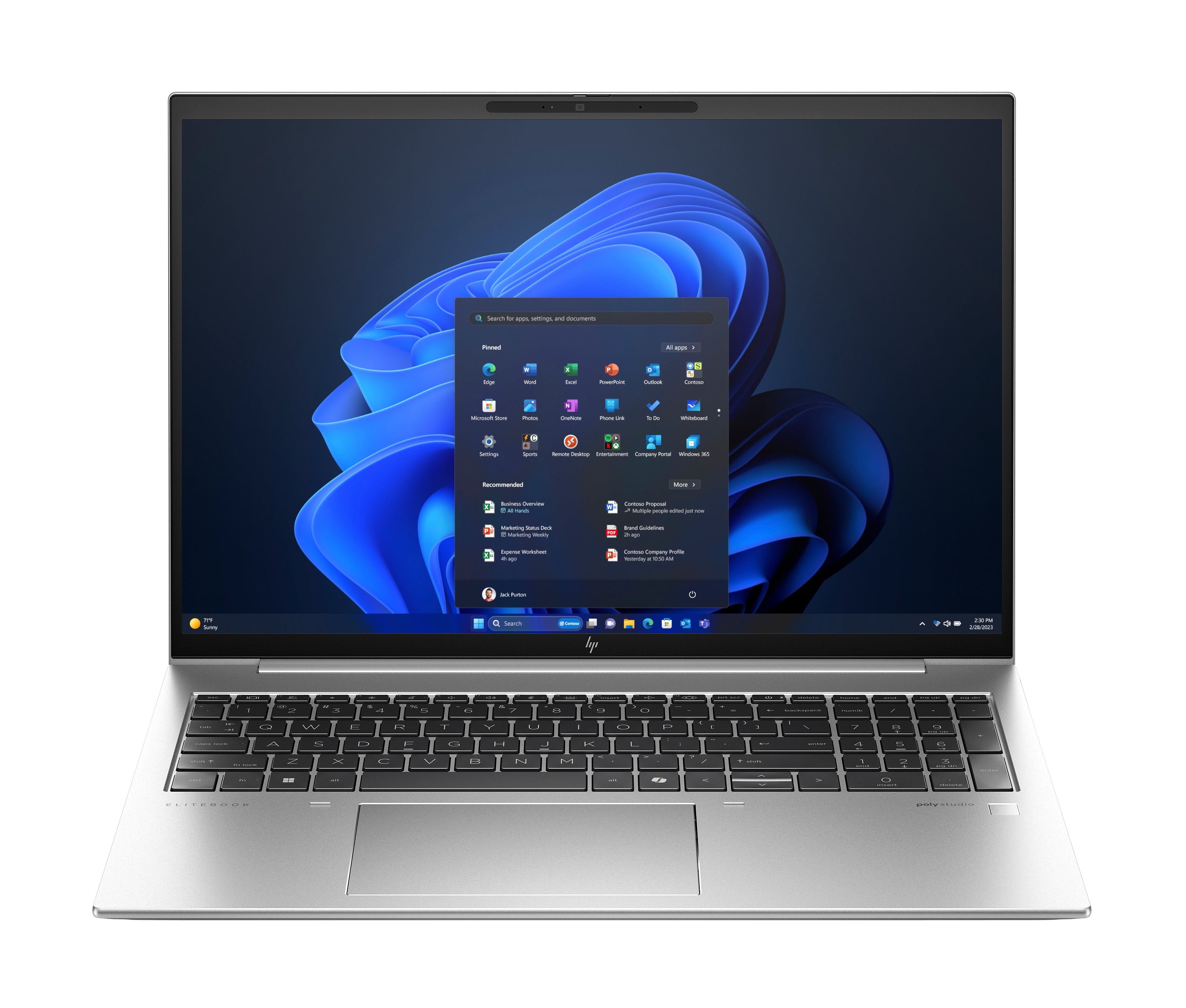 HP EliteBook 860 Wolf Pro Security Edition Intel Core Ultra 7 155H Laptop 16" Touchscreen WUXGA 32 GB DDR5-SDRAM 1 TB SSD Wi-Fi 6E (802.11ax) Windows 11 Silver