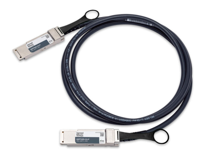 Legrand 603020001-A InfiniBand/fibre optic cable 39.4" (1 m) QSFP+ DAC Silver, Black