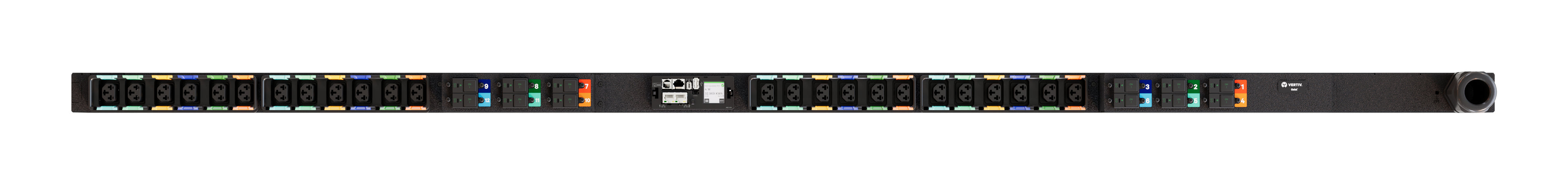 Vertiv PowerIT VP5U60A3 power distribution unit (PDU) 24 AC outlet(s) 0U Black