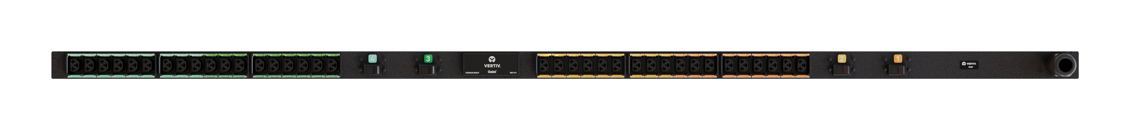 Vertiv PowerIT VP1U60A0 power distribution unit (PDU) 36 AC outlet(s) 0U Black