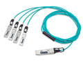 Legrand 10442-A InfiniBand/fibre optic cable 275.6" (7 m) QSFP AOC Aqua color