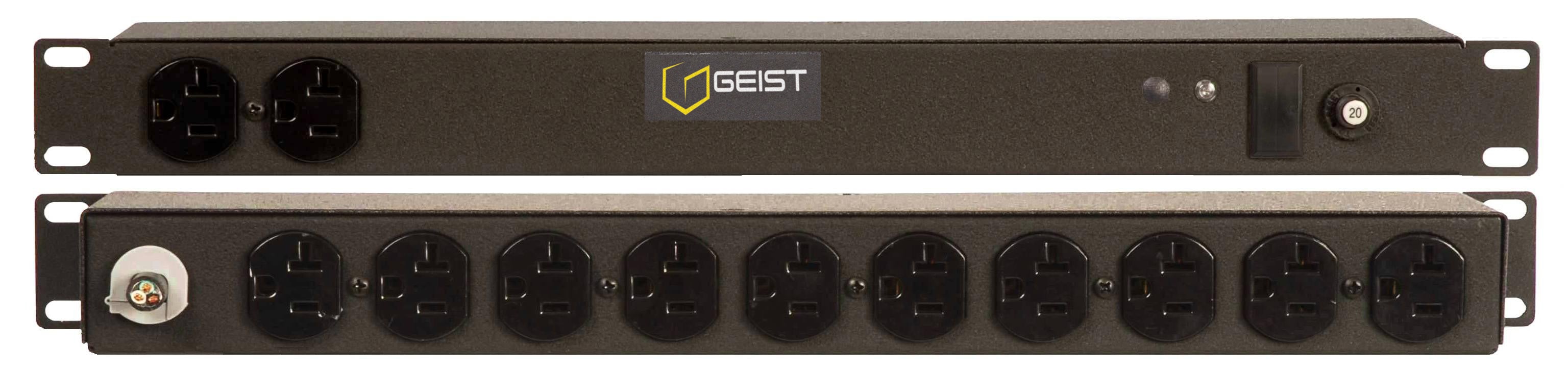 Vertiv Geist BRN120-1026 power distribution unit (PDU) 12 AC outlet(s) 0U Black
