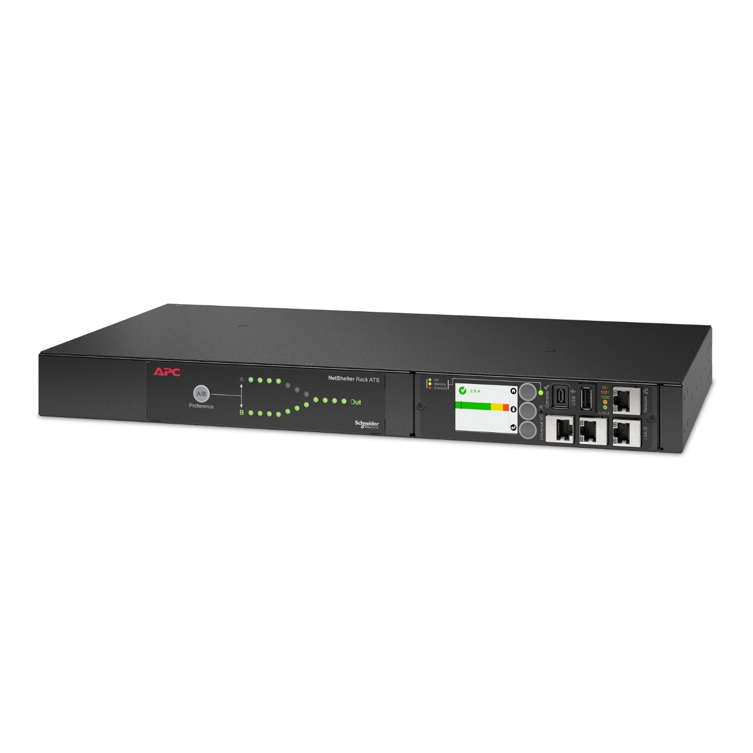 RACK ATS 100/120V 15A 5-15 IN 10 5-15R OUT