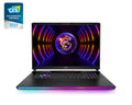 MSI Gaming RAIDER GE78HX 13VG-087US Intel® Core™ i9 i9-13980HX Laptop 17" Quad HD+ 32 GB DDR5-SDRAM 2 TB SSD NVIDIA GeForce RTX 4070 Wi-Fi 6E (802.11ax) Windows 11 Pro Black