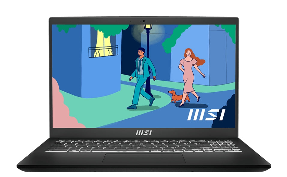 MSI Modern 15 B13M1097US Intel® Core™ i5 i5-1334U Laptop 15.6" Full HD 16 GB DDR4-SDRAM 512 GB SSD Wi-Fi 6E (802.11ax) Windows 11 Home Black