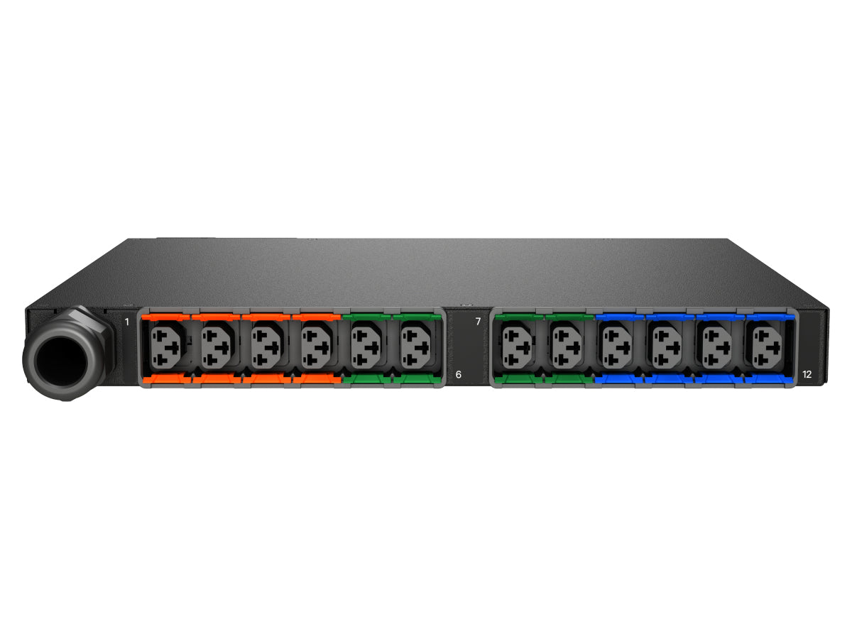 Vertiv Geist MNU5M1R5-12CF13-2PS56B0H10-S power distribution unit (PDU) 12 AC outlet(s) 0U Black
