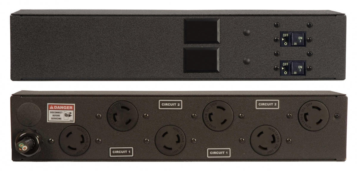 Vertiv Geist 2XPR060-103L20TL5 power distribution unit (PDU) 6 AC outlet(s) 0U Black