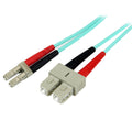 StarTech.com A50FBLCSC3 InfiniBand/fibre optic cable 118.1" (3 m) LC SC Aqua color