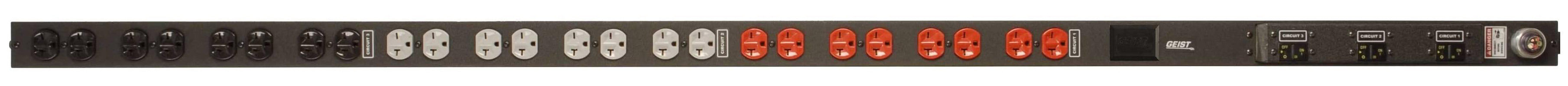 Vertiv XPB248-103D20TL21 power distribution unit (PDU) 24 AC outlet(s) 0U Black
