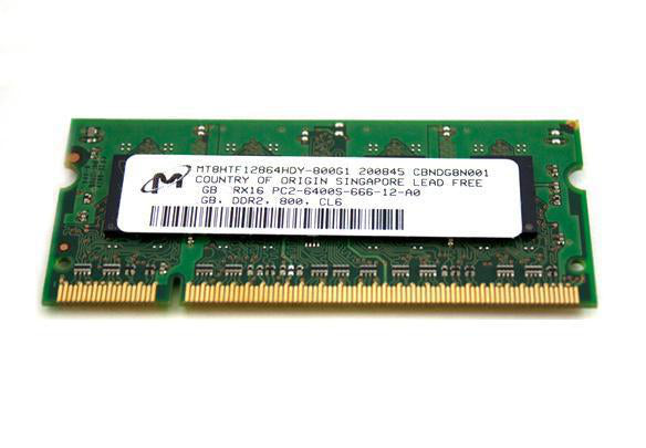 HP 598858-001 memory module 2 GB DDR2 200-pin SO-DIMM