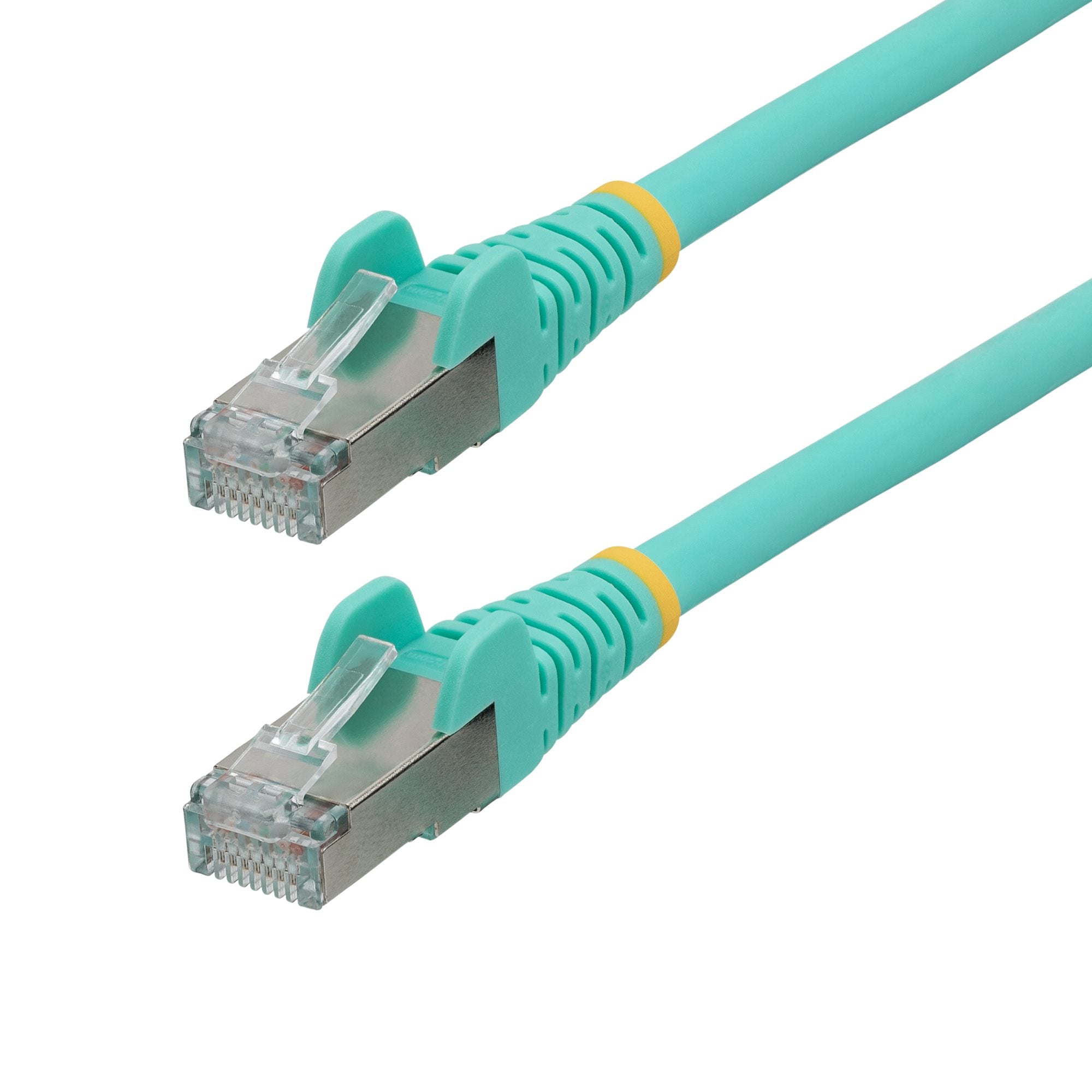 StarTech.com NLAQ-6IN-CAT6A-PATCH networking cable Aqua color 5.98" (0.152 m) S/FTP (S-STP)