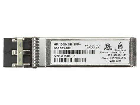 HP 10GBE SFP+ SR network transceiver module Fiber optic 10000 Mbit/s SFP+ 850 nm