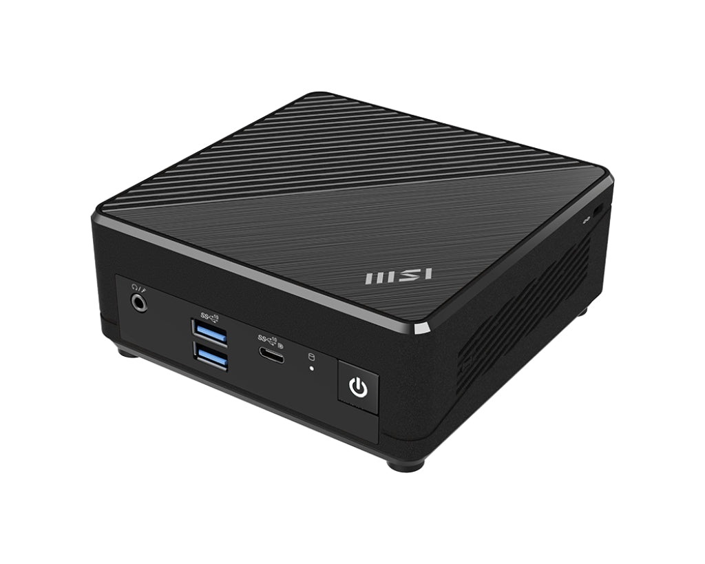 MSI Cubi N ADL 021US Intel® N N100 4 GB DDR4-SDRAM 128 GB SSD Windows 11 Pro Mini PC Black