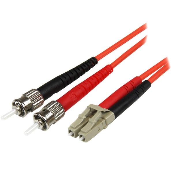StarTech.com 50FIBLCST5 InfiniBand/fibre optic cable 196.9" (5 m) LC ST Red