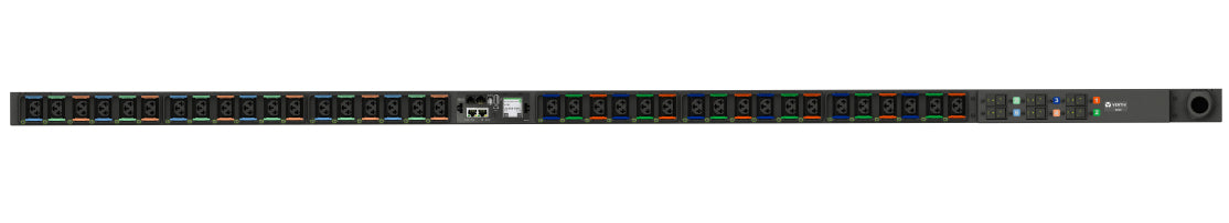Vertiv MNU5MGW1-36CF13-3PS56B0A10-S-A power distribution unit (PDU) 36 AC outlet(s) 0U Black