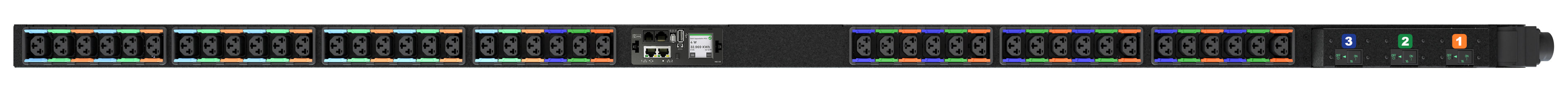 Vertiv Geist VP4UU0A1 power distribution unit (PDU) 42 AC outlet(s) 0U Black