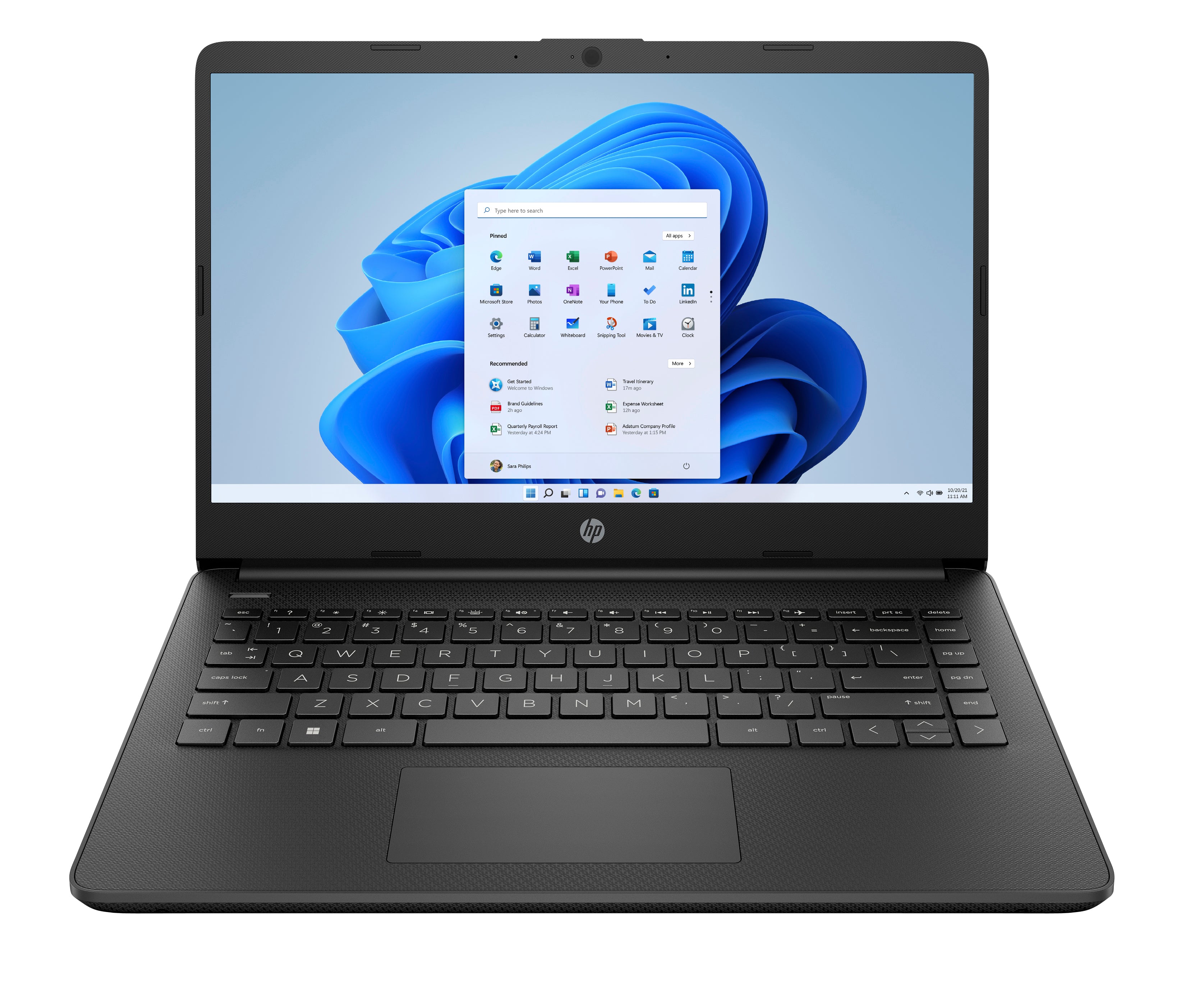 HP 14-dq0051dx Intel® Celeron® N4120 Laptop 14" HD 4 GB DDR4-SDRAM 64 GB eMMC Wi-Fi 5 (802.11ac) Windows 11 Home in S mode Black