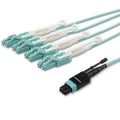 StarTech.com MPO8LCPL2M InfiniBand/fibre optic cable 78.7" (2 m) MPO/MTP 8x LC Aqua color