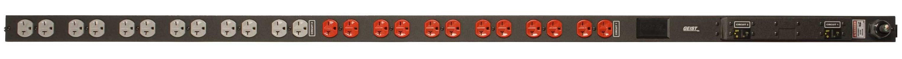 Vertiv XPB240-103D20TL6 power distribution unit (PDU) 24 AC outlet(s) 0U Black