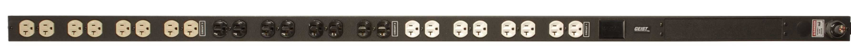 Vertiv JBN243-102D20TL21 power distribution unit (PDU) 24 AC outlet(s) 0U Black
