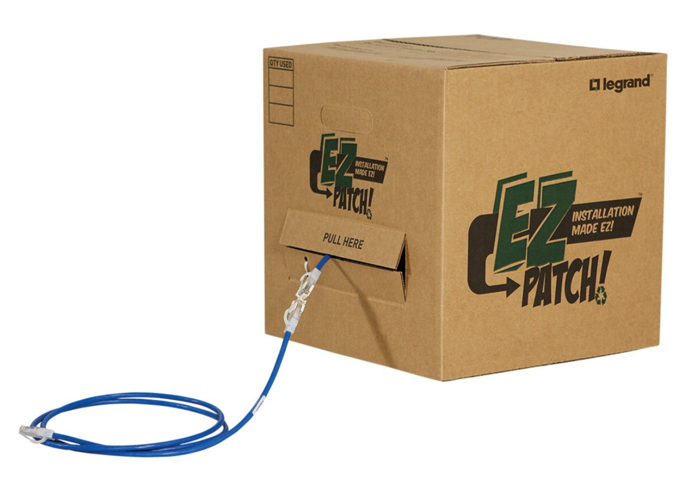 Legrand EZ Patch Box networking cable Blue 59.8" (1.52 m) Cat6