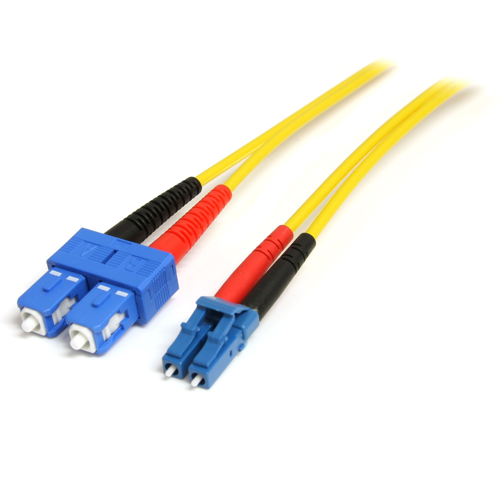 StarTech.com SMFIBLCSC10 InfiniBand/fibre optic cable 393.7" (10 m) LC SC Yellow