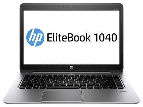HP EliteBook Folio 1040 G1 Intel® Core™ i5 i5-4300U Laptop 14" Full HD 4 GB DDR3-SDRAM 128 GB SSD Wi-Fi 4 (802.11n) Windows 7 Professional Silver