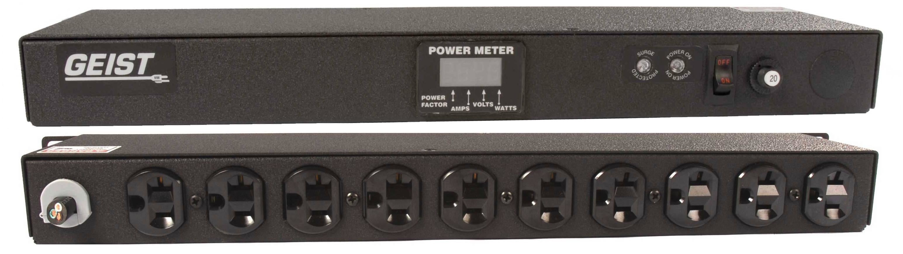 Vertiv Geist SPC104-1025TL power distribution unit (PDU) 10 AC outlet(s) 0U Black