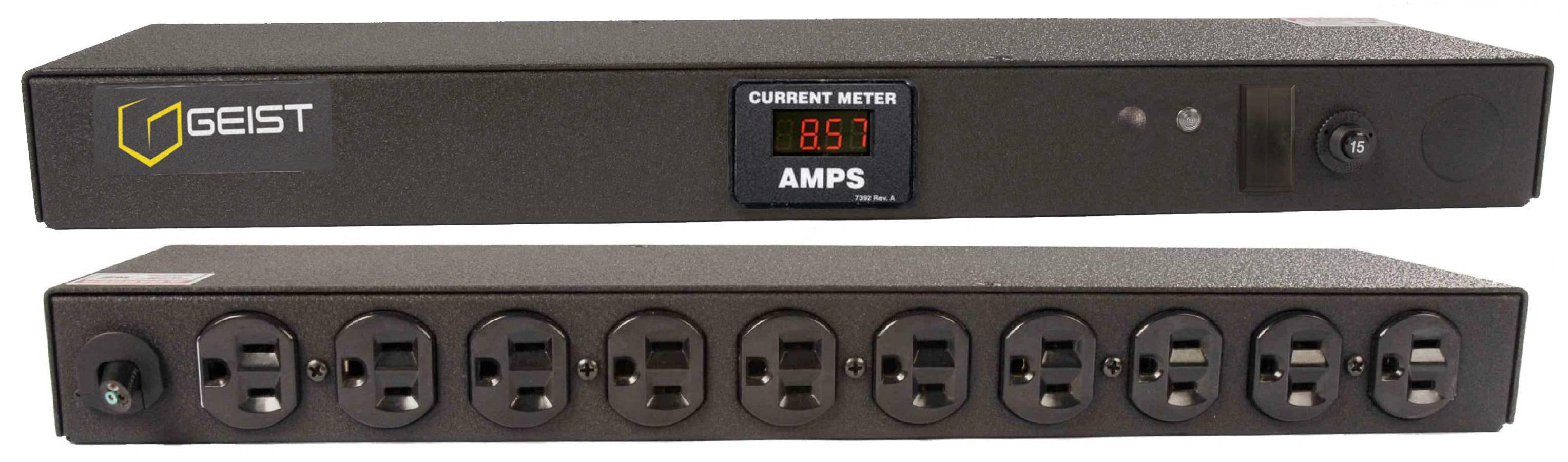 Vertiv Geist BRAN100-10 power distribution unit (PDU) 10 AC outlet(s) 0U Black