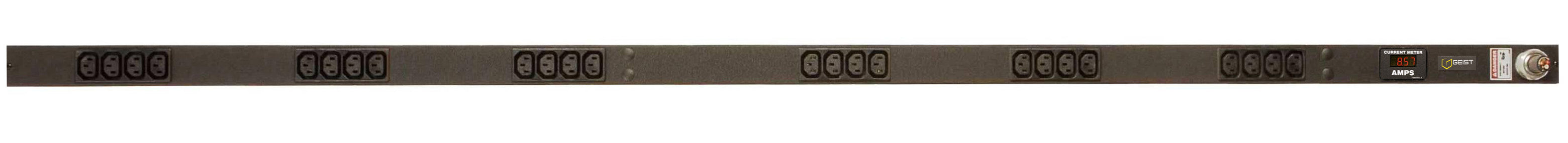 Vertiv VHVBAN242-102C13TL6 power distribution unit (PDU) 24 AC outlet(s) Black