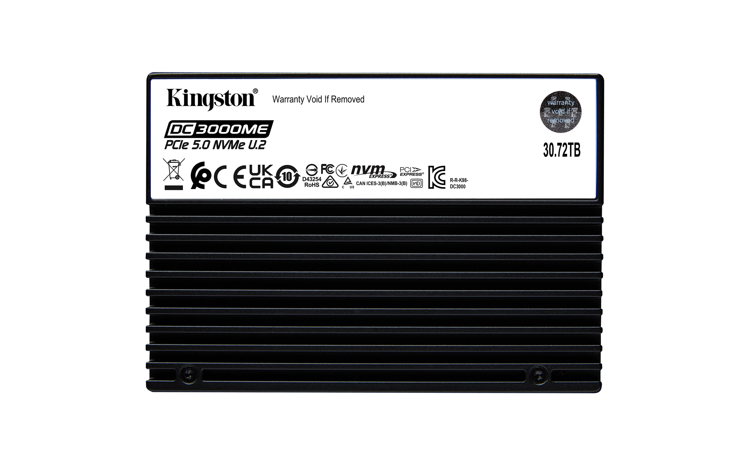 Kingston Technology 30.7TB DC3000ME U.2 PCIe 5.0 NVMe TCG Opal Enterprise SSD