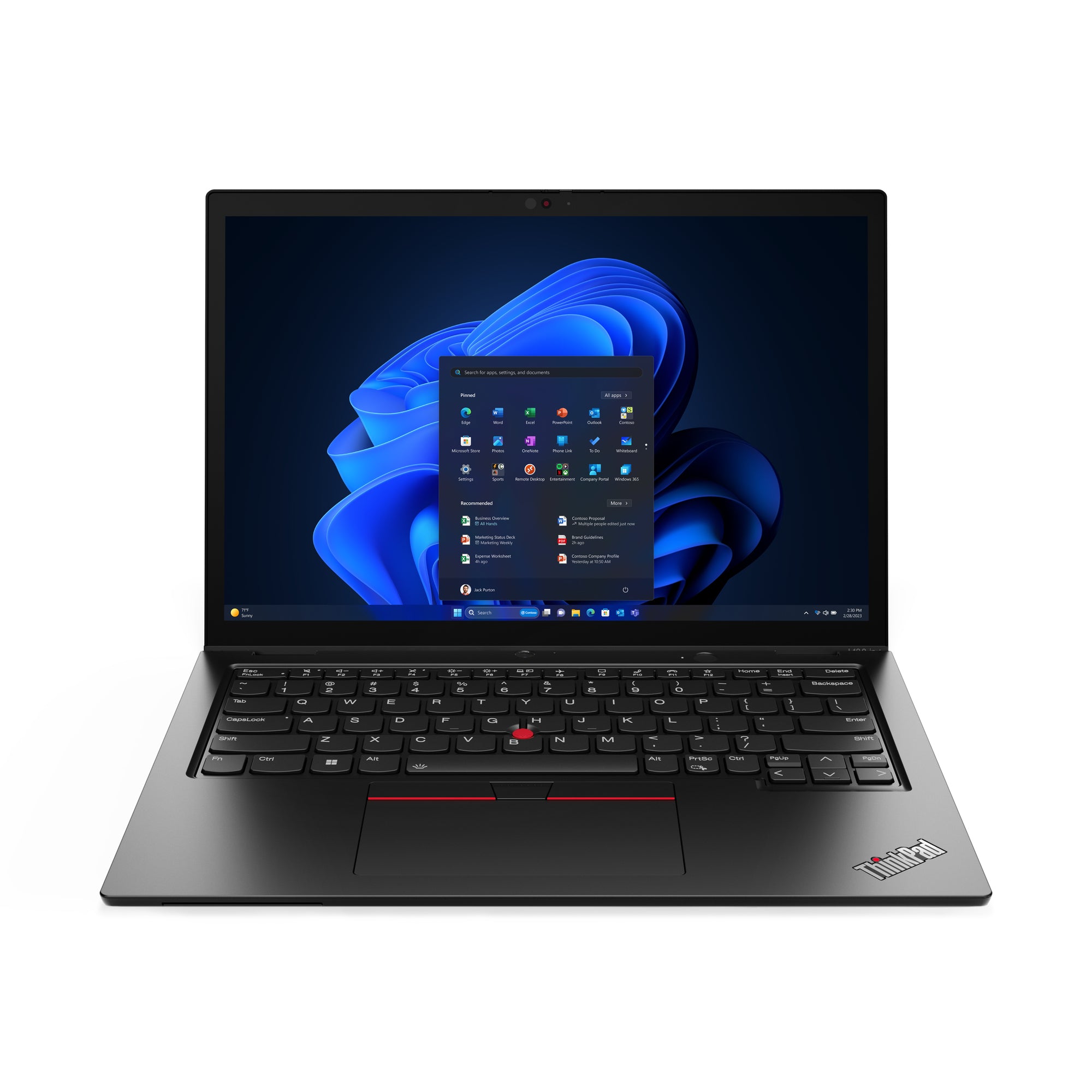 Lenovo ThinkPad L13 2-in-1 Gen 5 (Intel) Intel Core Ultra 7 165U Hybrid (2-in-1) 13.3" Touchscreen WUXGA 16 GB LPDDR5-SDRAM 512 GB SSD Wi-Fi 6E (802.11ax) Windows 11 Pro English Black