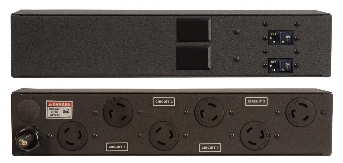 Vertiv 2XPR060-103L20TL6 power distribution unit (PDU) 6 AC outlet(s) 0U Black