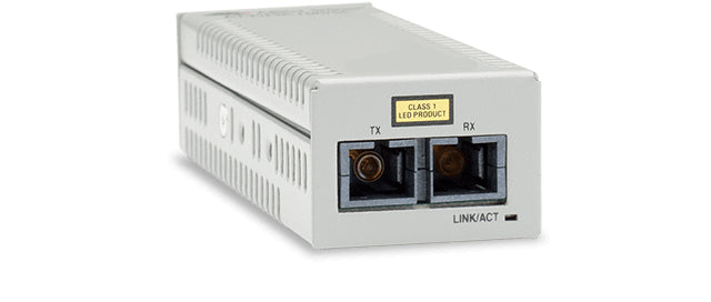 Allied Telesis AT-DMC100/SC-90 network media converter 100 Mbit/s 1310 nm Multi-mode Gray