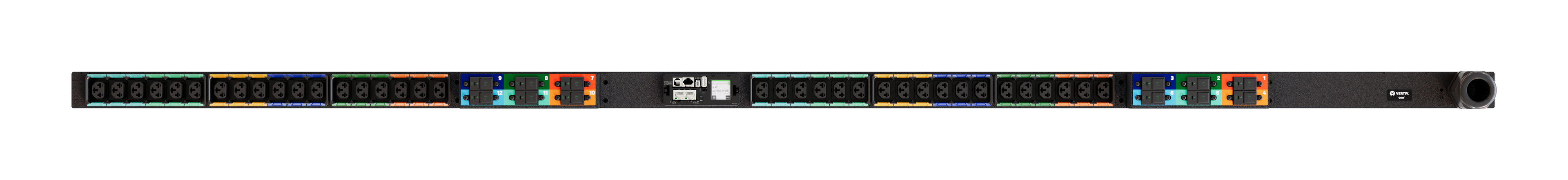 Vertiv PowerIT VP4U60A2 power distribution unit (PDU) 36 AC outlet(s) 0U Black