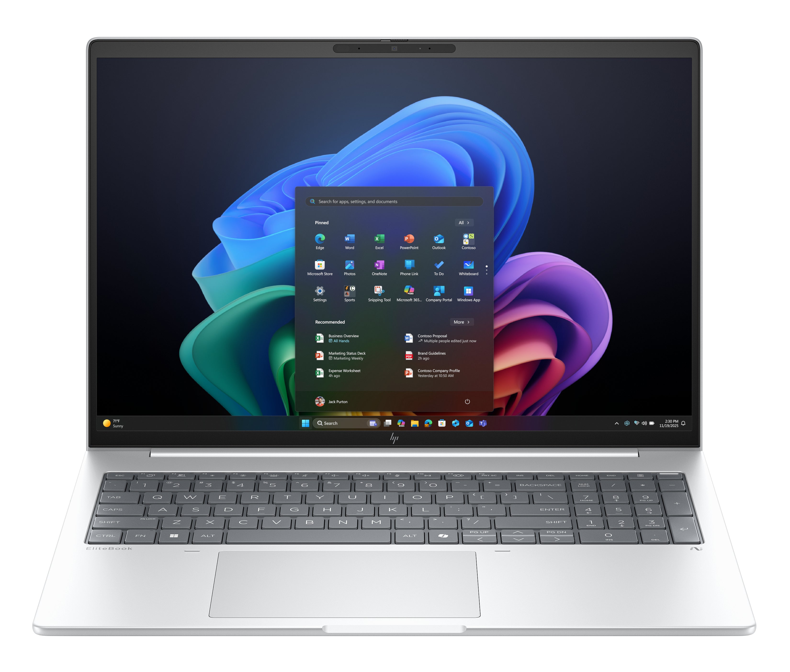 HP EliteBook 8 G1i 16 AI PC Wolf Pro Security Edition Intel Core Ultra 5 225U Laptop 16" Touchscreen WUXGA 16 GB DDR5-SDRAM 512 GB SSD Wi-Fi 7 (802.11be) Windows 11 Pro Silver