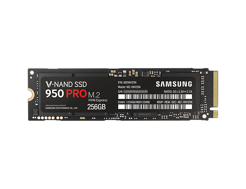 Samsung 950 PRO 256 GB M.2 PCI Express