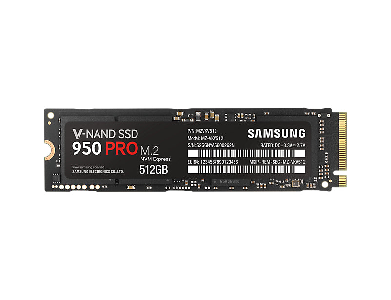 Samsung 950 PRO 512 GB M.2 PCI Express