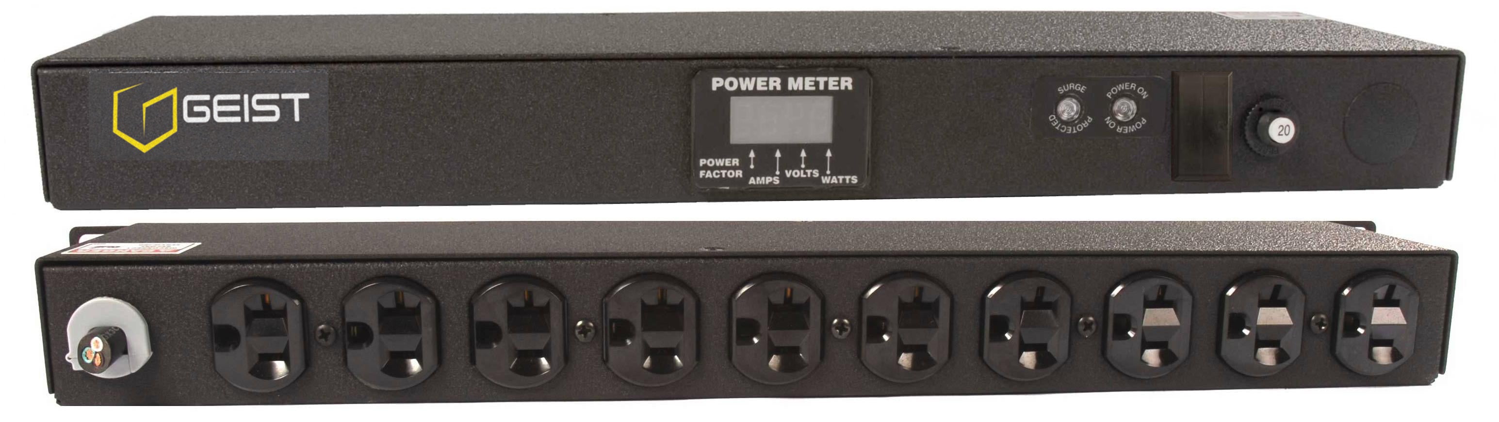 Vertiv Geist SPCN104-1025TL power distribution unit (PDU) 10 AC outlet(s) 0U Black