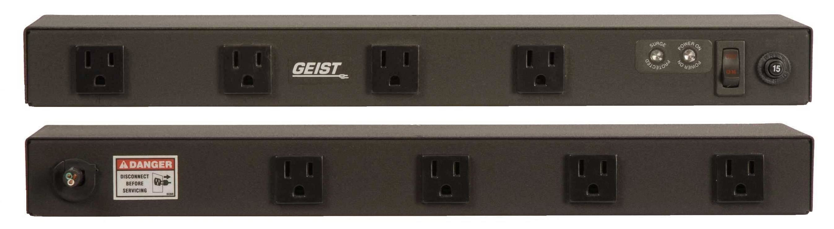 Vertiv Geist SPX084-10 power distribution unit (PDU) 8 AC outlet(s) 0U Black