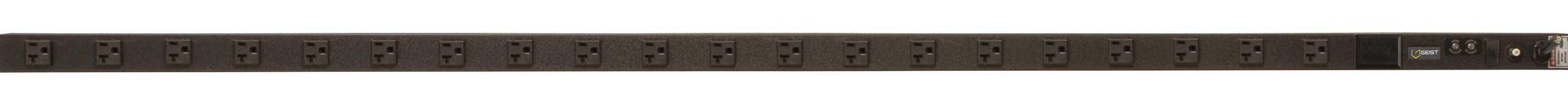 Vertiv Geist VSSBN204-102S20 power distribution unit (PDU) 20 AC outlet(s) 0U Black