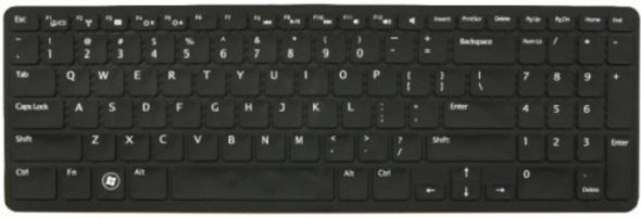 HP 827028-001 laptop spare part Keyboard
