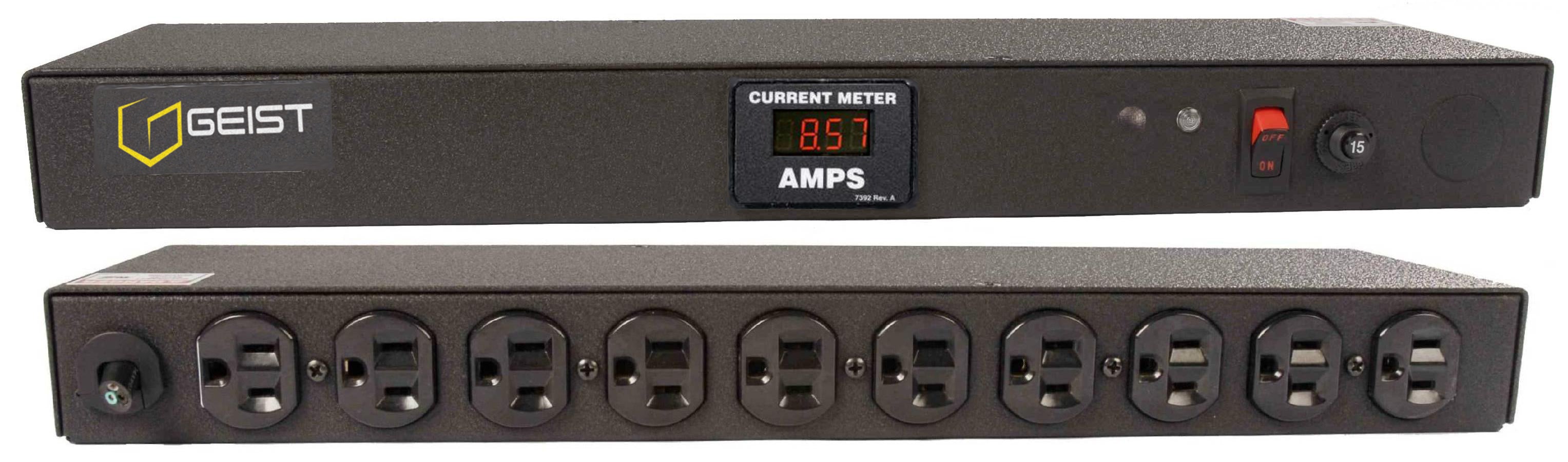 Vertiv BRA100-10 power distribution unit (PDU) 10 AC outlet(s) 0U Black