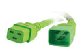 Legrand 17747 power cable Green 94.5" (2.4 m) C20 coupler C19 coupler
