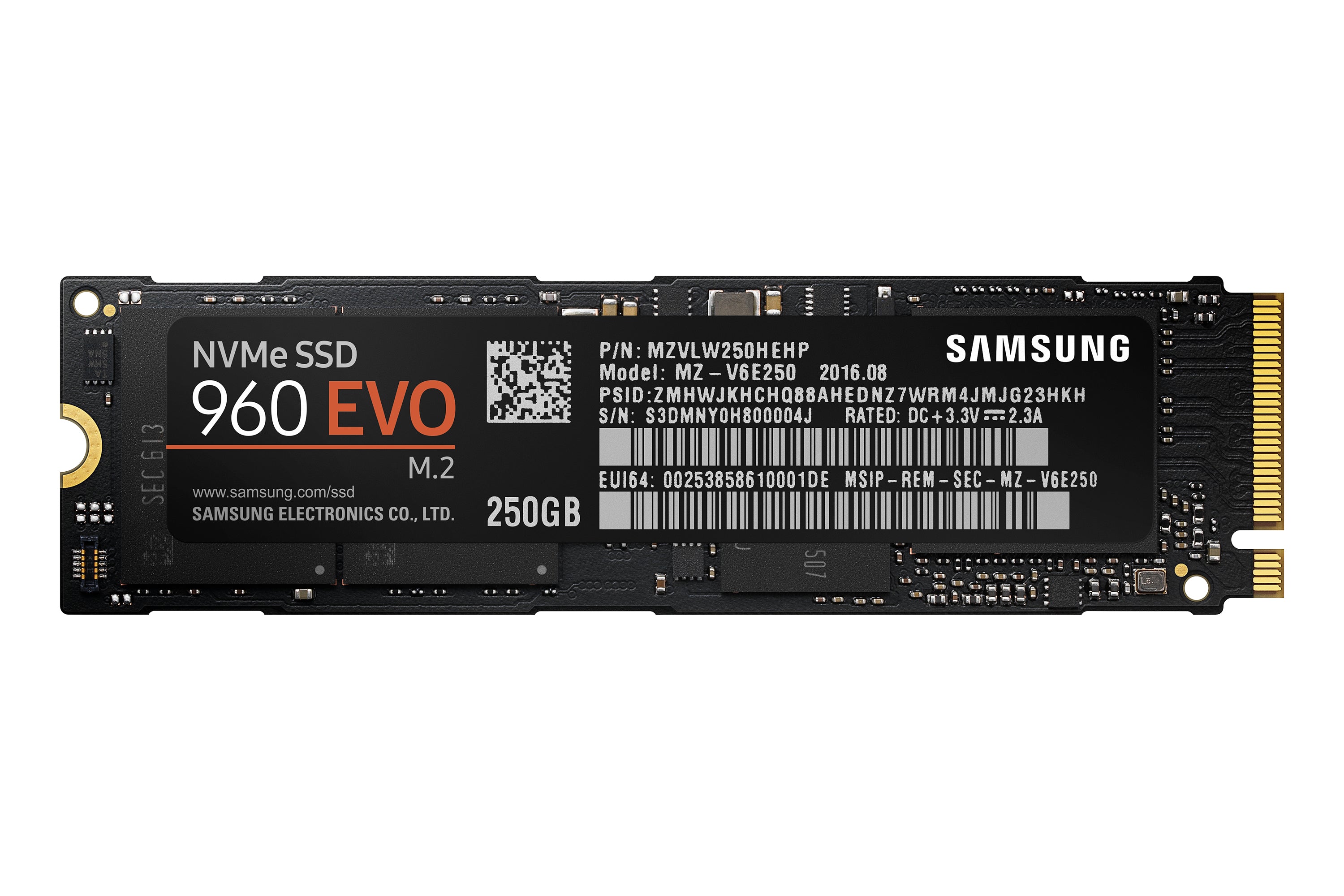 Samsung 960 EVO 250 GB M.2 PCI Express 3.0 NVMe V-NAND