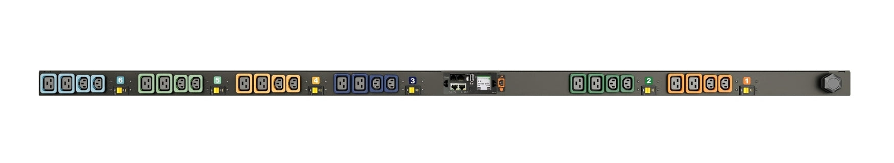 Vertiv Geist MN05M8W1-24PBB8-6PS15B0A10-S power distribution unit (PDU) 24 AC outlet(s) Black