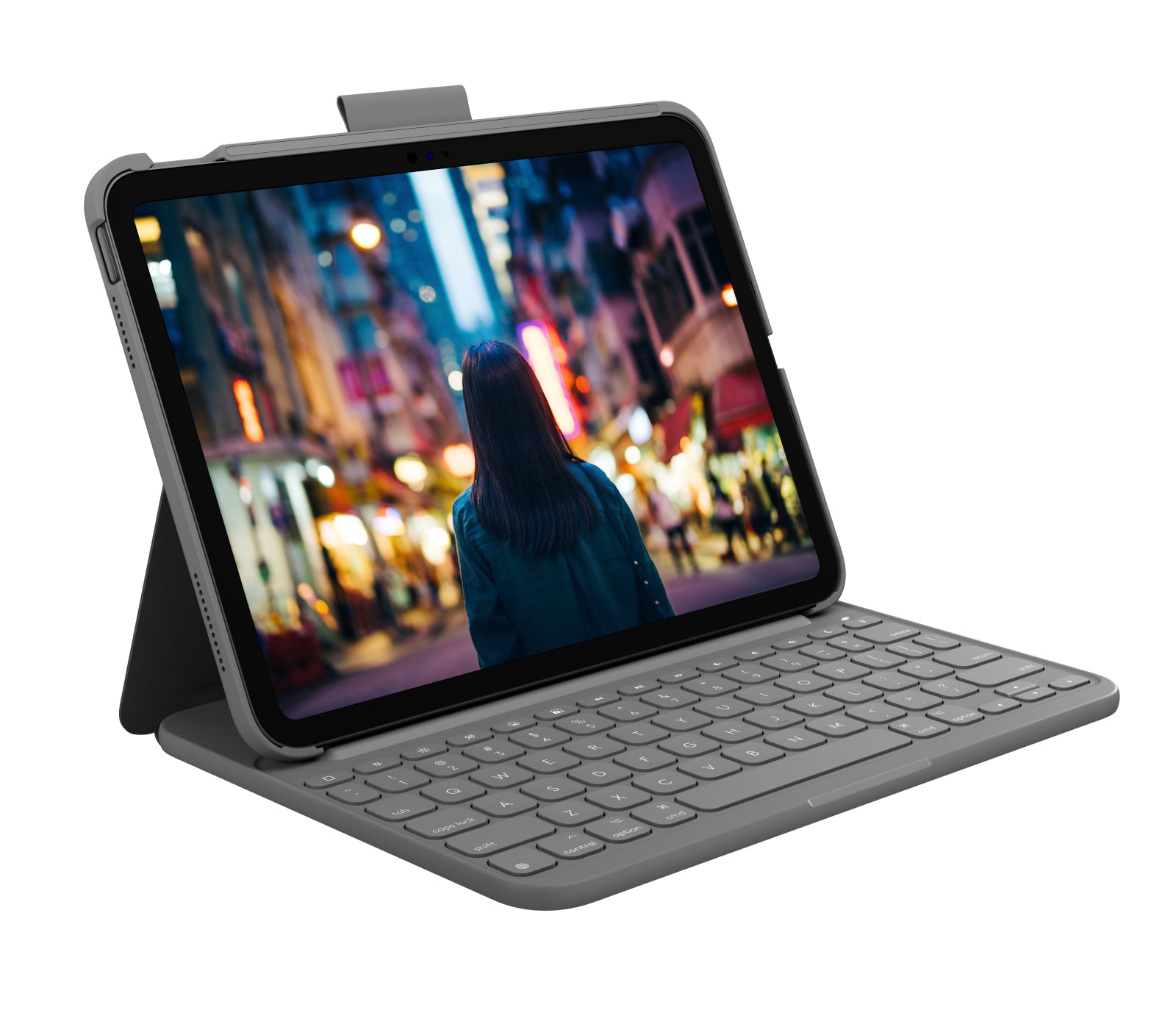 SLIM FOLIO F/ IPAD OXFORD GREY 10TH GEN A16 10.9IN